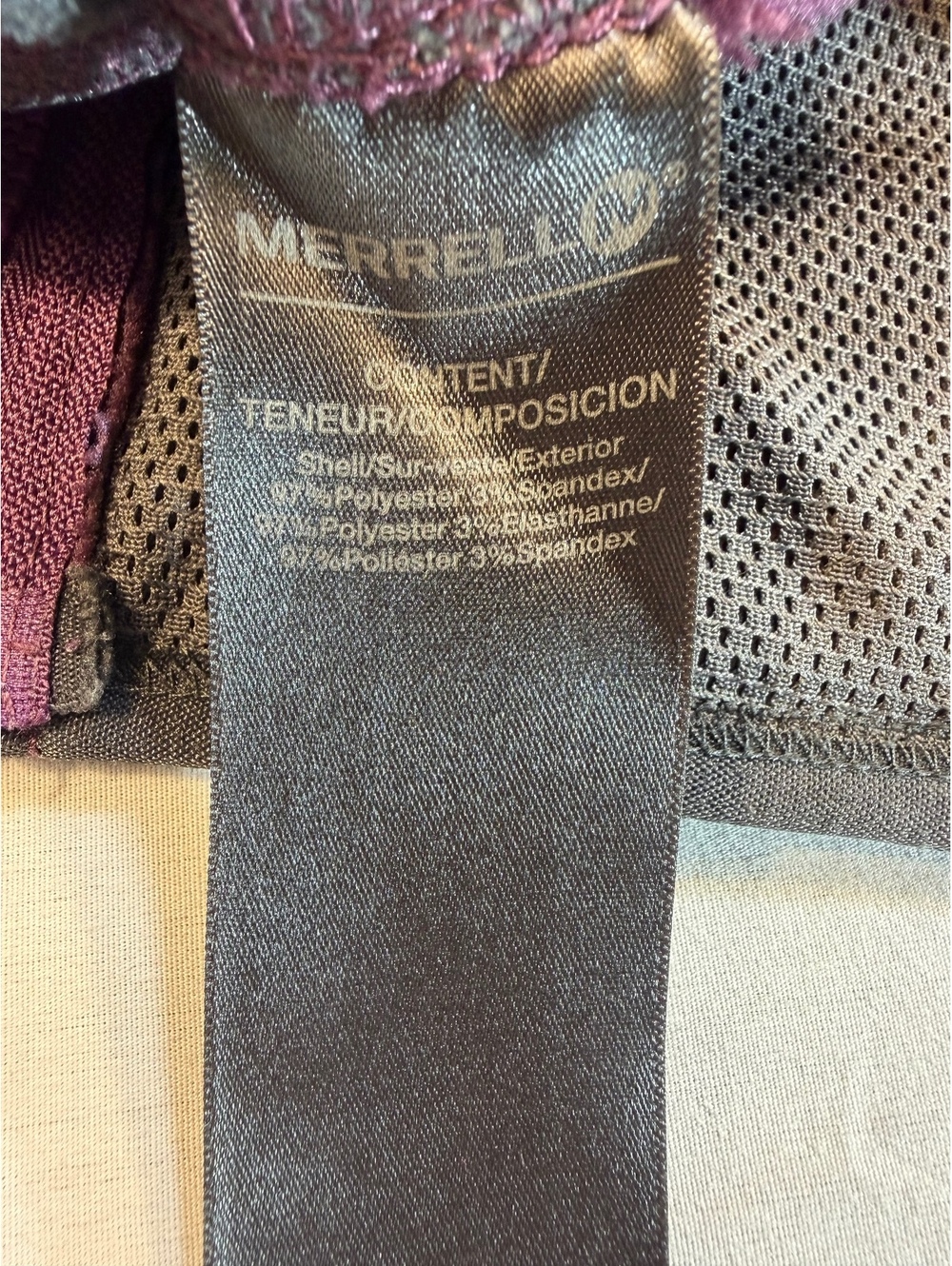 Merrell Women's Purple and Gray Hooded Fleece Jacket Small - Picture 6 of 6